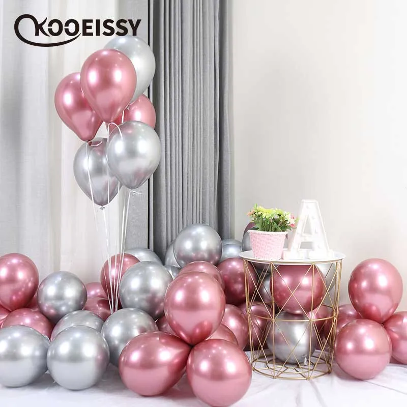 10pcs 12inch New Glossy Metal Pearl Latex Balloons Thick Chrome Metallic Colors Inflatable Air Balls Globos Birthday Party Decor
10pcs 12inch New Glossy Metal Pearl Latex Balloons Thick Chrome Metallic Colors Inflatable Air Balls Globos Birthday Party Decor