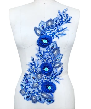 handmade BLUE Hot drilling Rhinestone pearl lace embroidery patch applique wedding dress bordados DIY Performance clothing
handmade BLUE Hot drilling Rhinestone pearl lace embroidery patch applique wedding dress bordados DIY Performance clothing