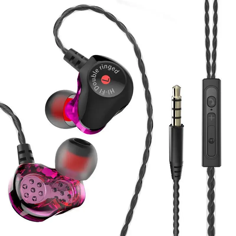 Quad-core Double Dynamic Volume Control With Microphone In-Ear Earphones Super High Quality Headset For Phone iPhone
Quad-core Double Dynamic Volume Control With Microphone In-Ear Earphones Super High Quality Headset For Phone iPhone