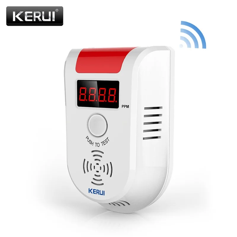 KERUI WGD13 Digital LED Display Wireless WiFi LPG LNG Natural Gas Leakage Detector Alarm Combustible Leak Sensor For Kitchen
KERUI WGD13 Digital LED Display Wireless WiFi LPG LNG Natural Gas Leakage Detector Alarm Combustible Leak Sensor For Kitchen