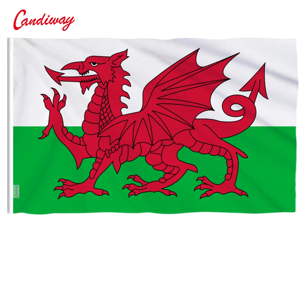 Wales Flag Welsh red Dragon Cymru UK United Kingdom union flag polyester rope toggle Great Britain Banner 90*150 NN135
Wales Flag Welsh red Dragon Cymru UK United Kingdom union flag polyester rope toggle Great Britain Banner 90*150 NN135