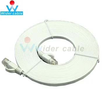 10m 15m Full Copper Short Body RJ45 Network Cabo 8P8C Flat CAT6 Ethernet Lan Cable White Color
10m 15m Full Copper Short Body RJ45 Network Cabo 8P8C Flat CAT6 Ethernet Lan Cable White Color
