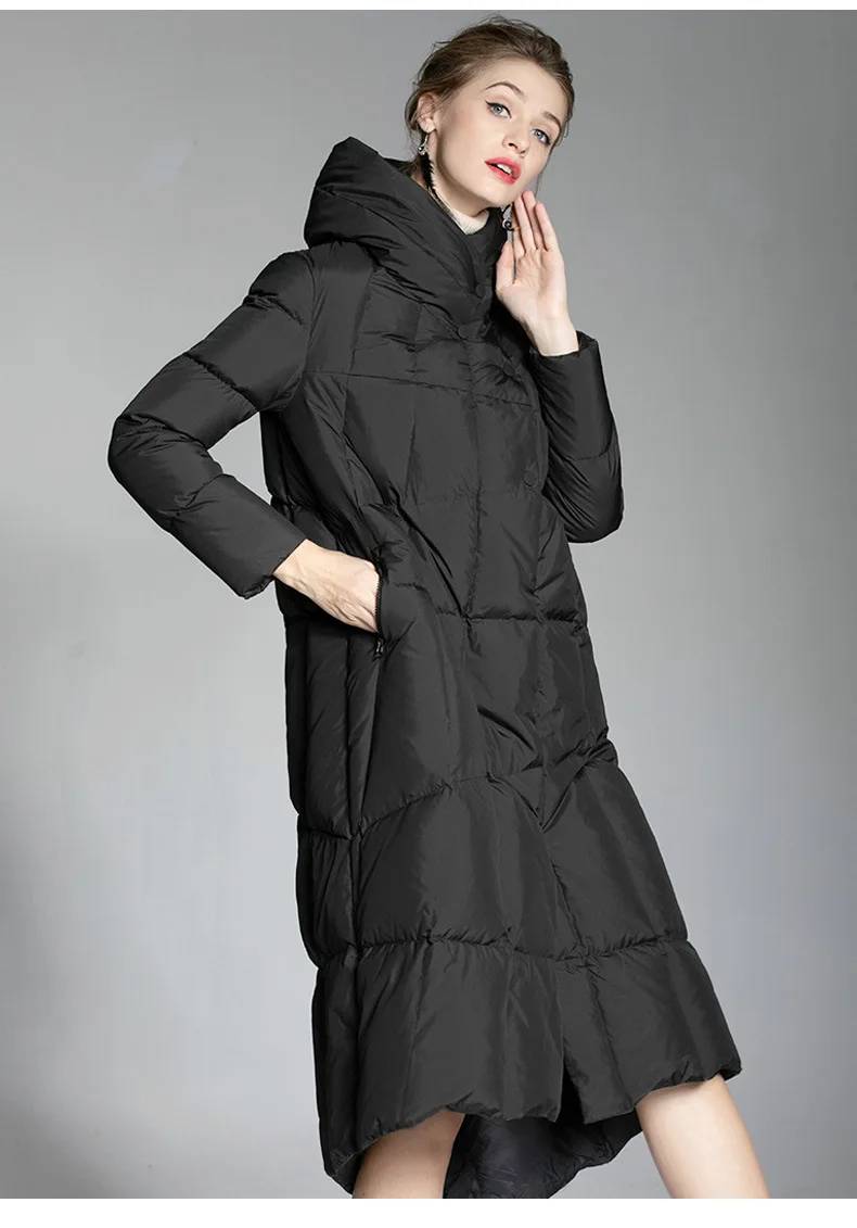 Brand Down Jacket 2019 Winter New Down Jacket Large Size Women's Down Jacket White Duck Down 90% Parka Women's Winter Jackets (6)