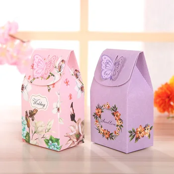 200pcs/lot Pastoral Favors and Gifts Wedding Decor Colorful Butterfly Flower Paper Candy Box For Guest Party Supplies
200pcs/lot Pastoral Favors and Gifts Wedding Decor Colorful Butterfly Flower Paper Candy Box For Guest Party Supplies