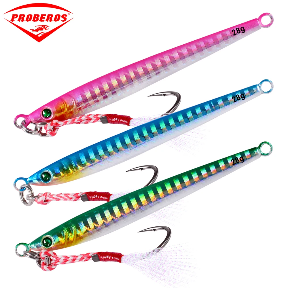 1PC Jigging Lead Fish 28G 40G 60G Metal Jig Fishing Lure 15# Ise Nepal Hooks 5 Color Wobbler Artificial Hard Bait
1PC Jigging Lead Fish 28G 40G 60G Metal Jig Fishing Lure 15# Ise Nepal Hooks 5 Color Wobbler Artificial Hard Bait