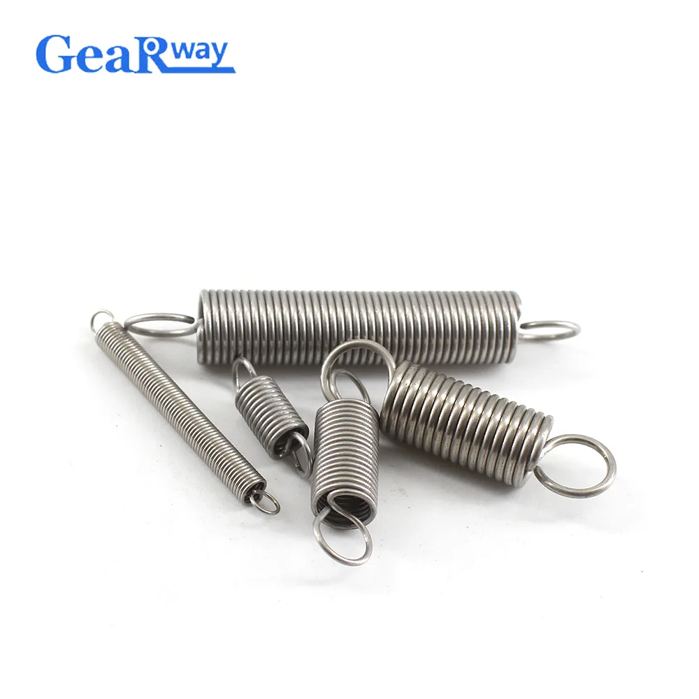 Gearway 5pcs Extension Spring with Hooks Stainless Steel Small Tension Springs 1mm Thickness Long Extension Springs
Gearway 5pcs Extension Spring with Hooks Stainless Steel Small Tension Springs 1mm Thickness Long Extension Springs