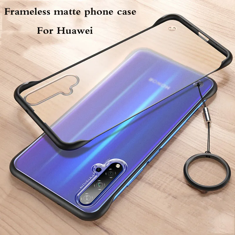 Frameless Transparent Frosted Hard Phone Case For Huawei P30 P20 Mate 10 20 Pro honor 20 V20 Nova 4 5 5i With Finger Ring Cover
Frameless Transparent Frosted Hard Phone Case For Huawei P30 P20 Mate 10 20 Pro honor 20 V20 Nova 4 5 5i With Finger Ring Cover