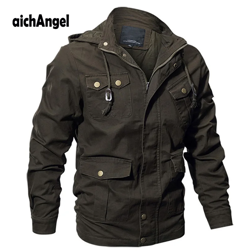 aichAngeI Men Autumn Military Army Bomber Jackets Tactical Windbreakers Bomber Jackets Casual Cargo Pilot Coa
aichAngeI Men Autumn Military Army Bomber Jackets Tactical Windbreakers Bomber Jackets Casual Cargo Pilot Coa