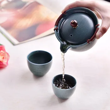 Teapot Ceramic Filter Teapot Travel Tea Set Portable Quick Cup Office Flowing Cup Small Tea Tea Set
Teapot Ceramic Filter Teapot Travel Tea Set Portable Quick Cup Office Flowing Cup Small Tea Tea Set