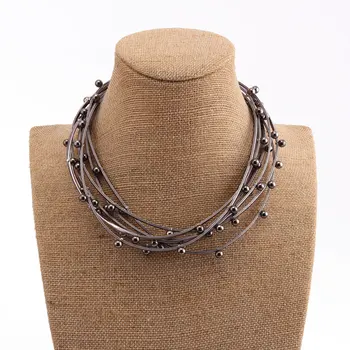 Beadsland necklace chokers fashion punk style chains multi-layer necklaces gift for friends
Beadsland necklace chokers fashion punk style chains multi-layer necklaces gift for friends