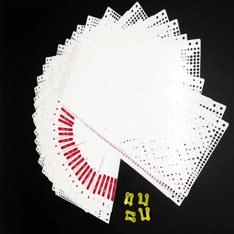 20sheets 24Stitch Pre Punch Card +4 Clips for Silver Reed Brother Knitting machine SK280 KH860 KH940 DIY Sweater Craft Accessory
20sheets 24Stitch Pre Punch Card +4 Clips for Silver Reed Brother Knitting machine SK280 KH860 KH940 DIY Sweater Craft Accessory