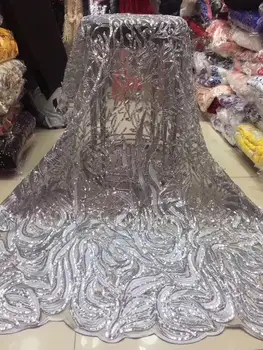 New Design 5Yards African Handcut Organza Lace Fabric African Voile Lace With Allover Sequins High Quality White silver red
New Design 5Yards African Handcut Organza Lace Fabric African Voile Lace With Allover Sequins High Quality White silver red