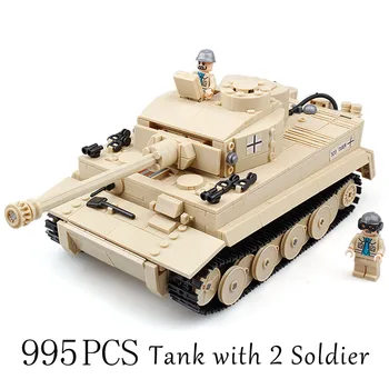 995pcs Military German King Tiger Tank Building Blocks Learning School Education Christmas Gift Toy for childen
995pcs Military German King Tiger Tank Building Blocks Learning School Education Christmas Gift Toy for childen
