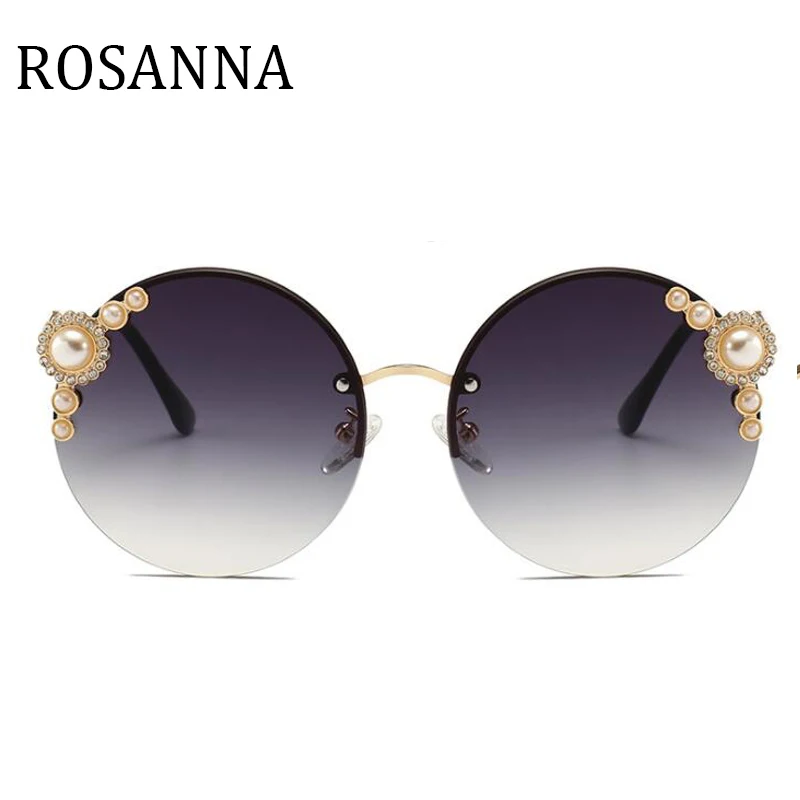 ROSANNA Fashion Rimless Sunglasses Women Brand Designer Round Rimless Sun Glasses Vintage Big Pearl Eyeglass Women UV400 Oculos
ROSANNA Fashion Rimless Sunglasses Women Brand Designer Round Rimless Sun Glasses Vintage Big Pearl Eyeglass Women UV400 Oculos