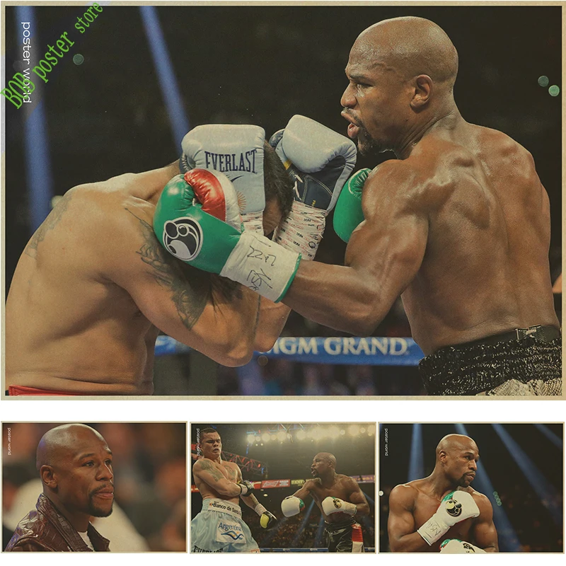 Floyd Mayweather Super Boxer Star vintage Poster Boxing Sport retro kraft paper For Living Room Decor wall sticker
Floyd Mayweather Super Boxer Star vintage Poster Boxing Sport retro kraft paper For Living Room Decor wall sticker