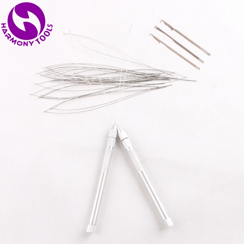HARMONY 1 Set Multi-function Aluminum Hook Needle Loop Threader For Install Micro Rings Beads Links I tip Hair Extensions
HARMONY 1 Set Multi-function Aluminum Hook Needle Loop Threader For Install Micro Rings Beads Links I tip Hair Extensions
