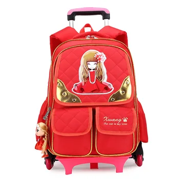 Children School Bags Mochilas Kids Backpacks With Wheel Trolley Luggage For Girls trolley backpack Mochilas detachable
Children School Bags Mochilas Kids Backpacks With Wheel Trolley Luggage For Girls trolley backpack Mochilas detachable