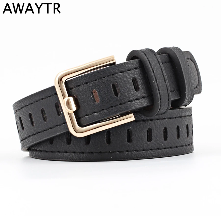AWAYTR New Korean Fashion Ladies Belts For Women Alloy Buckle Needle-free Hollow Belt for Jeans Women's Casual Waistband
AWAYTR New Korean Fashion Ladies Belts For Women Alloy Buckle Needle-free Hollow Belt for Jeans Women's Casual Waistband