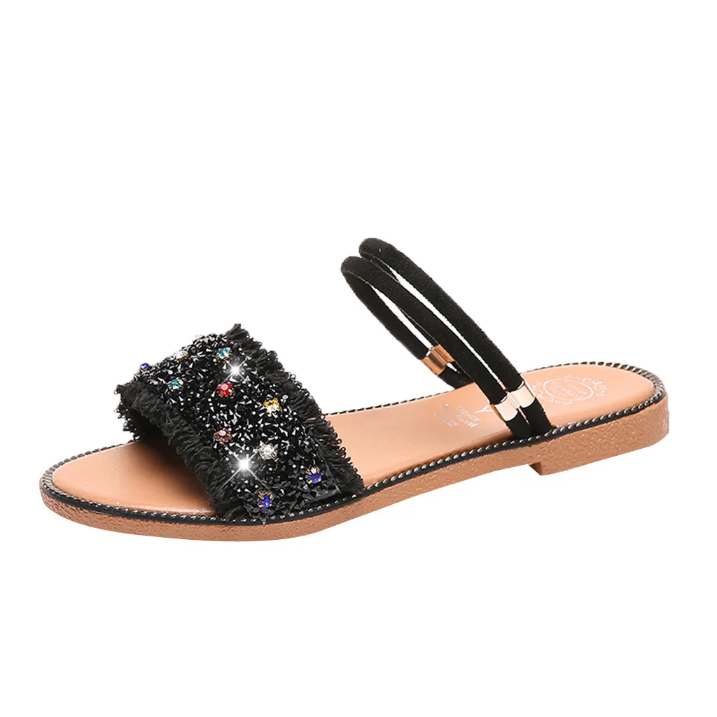 SAGACE Women's Sandals Ladies Shoes Sexy High Quality Summer Beach Casual Open Toe Slippers Seaside Flat Rhinestone Sandal 2019
SAGACE Women's Sandals Ladies Shoes Sexy High Quality Summer Beach Casual Open Toe Slippers Seaside Flat Rhinestone Sandal 2019