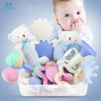 9Pcs/Set Children Pacifying Toys Baby Hand Bell Toy Set Plastic Cement Gift Box Set for Babies Toys Girls and Boys Baby Care
9Pcs/Set Children Pacifying Toys Baby Hand Bell Toy Set Plastic Cement Gift Box Set for Babies Toys Girls and Boys Baby Care