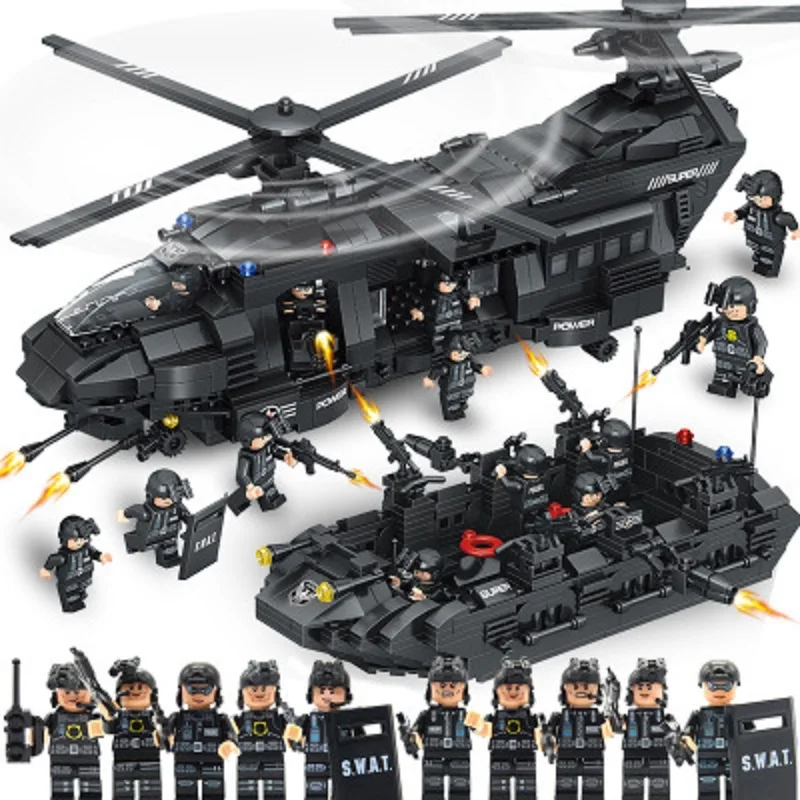 Military Special Team Forces Soldiers Bricks Figures Guns Weapons Compatible Legoings Armed SWAT Building Blocks Ww2 Toys
Military Special Team Forces Soldiers Bricks Figures Guns Weapons Compatible Legoings Armed SWAT Building Blocks Ww2 Toys