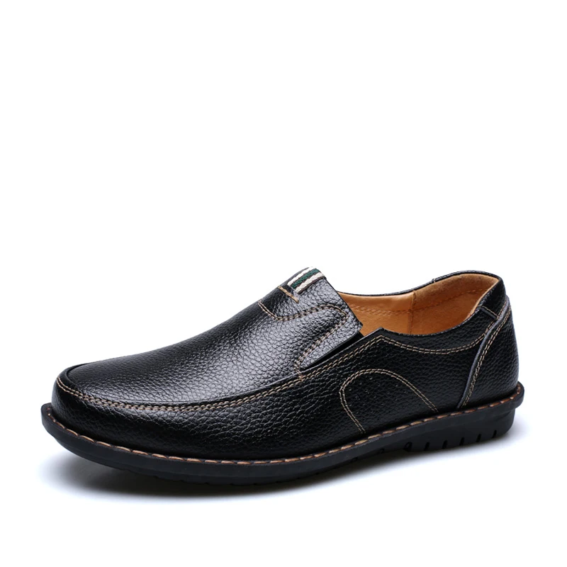 LuoDiRam Men's Leather Flats