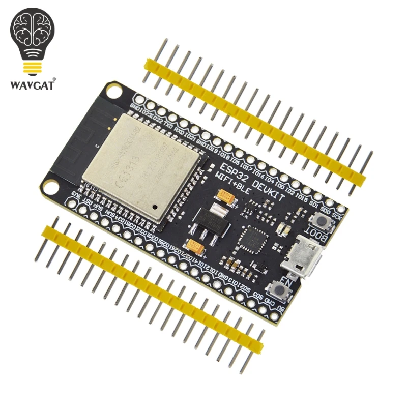 WAVGAT ESP32 Development Board WiFi+Bluetooth Ultra-Low Power Consumption Dual Core ESP-32 ESP-32S ESP 32 Similar ESP8266
WAVGAT ESP32 Development Board WiFi+Bluetooth Ultra-Low Power Consumption Dual Core ESP-32 ESP-32S ESP 32 Similar ESP8266