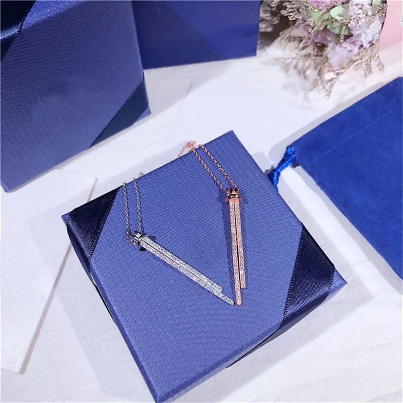 Real 925 Sterling Silver Fresh Simple Designer Pendant Necklace All Matching Fashion Women Necklace
Real 925 Sterling Silver Fresh Simple Designer Pendant Necklace All Matching Fashion Women Necklace