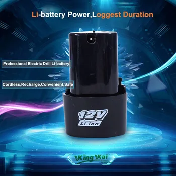 Powerful 12V Cordless Rechargeable Lithium Battery For Electric Drill Screwdriver Power Tool Extra Lithium Battery
Powerful 12V Cordless Rechargeable Lithium Battery For Electric Drill Screwdriver Power Tool Extra Lithium Battery