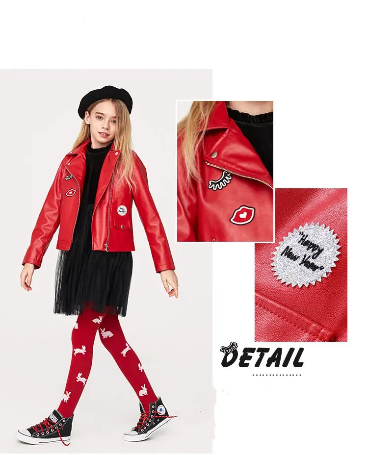 New HOT children's clothing Child Girl Casual Spring PU Jacket Coat casaco infantil Baby Girl Jacket Girl Daughter Holiday Gift
New HOT children's clothing Child Girl Casual Spring PU Jacket Coat casaco infantil Baby Girl Jacket Girl Daughter Holiday Gift