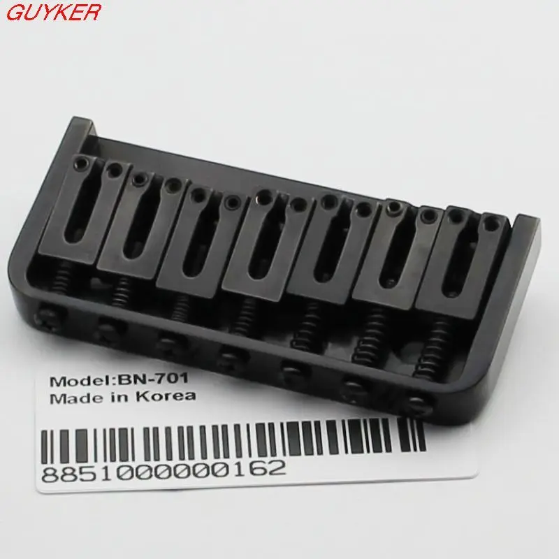 Guyker 7 Strings Bridge Black Wear body fixed type electric Guitar Bridge BN-701
Guyker 7 Strings Bridge Black Wear body fixed type electric Guitar Bridge BN-701