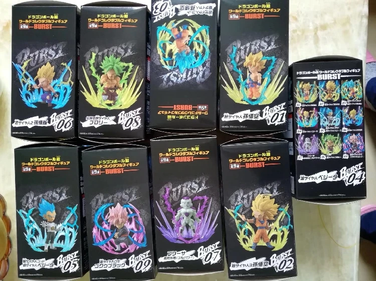 9pcs/set Vegeta Gohan Frieza Broly Son Goku Gokou Dragon Ball Super WCF Burst World Collectable Hero Figure Model Toys
9pcs/set Vegeta Gohan Frieza Broly Son Goku Gokou Dragon Ball Super WCF Burst World Collectable Hero Figure Model Toys