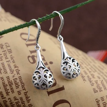 New Fashion Hot Wholesale Jewelry Genuine S990 Sterling Silver Earrings Thai Silver Antique Matte Process The New Fashion
New Fashion Hot Wholesale Jewelry Genuine S990 Sterling Silver Earrings Thai Silver Antique Matte Process The New Fashion