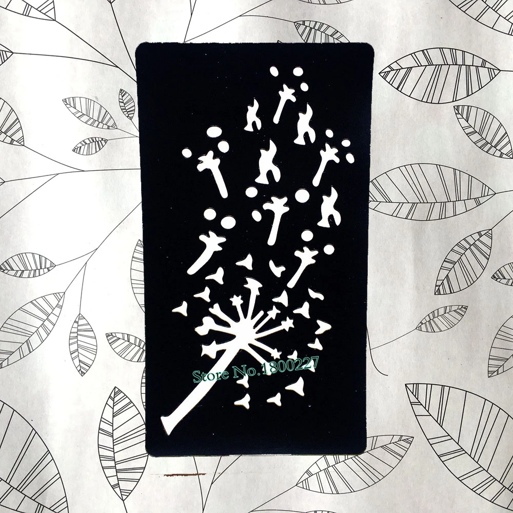 Flying Dandelion Indina Henna mehndi Tattoo Stencil For Airbrush Painting Tattoo Template Women Makeup Tools Body Hands Legs Art
Flying Dandelion Indina Henna mehndi Tattoo Stencil For Airbrush Painting Tattoo Template Women Makeup Tools Body Hands Legs Art