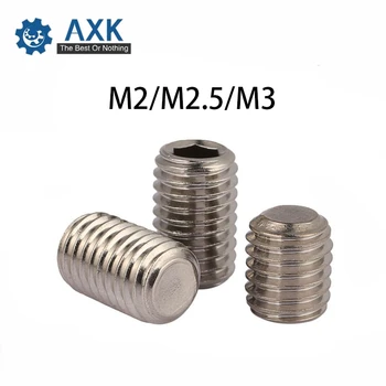 Cup Point Set Grub Screw Hex Socket Stainless Steel M2,m2.5,m3 100 Pc/lot L High Lot (100 Pieces/lot) Sus304 Din916 A Axk
Cup Point Set Grub Screw Hex Socket Stainless Steel M2,m2.5,m3 100 Pc/lot L High Lot (100 Pieces/lot) Sus304 Din916 A Axk