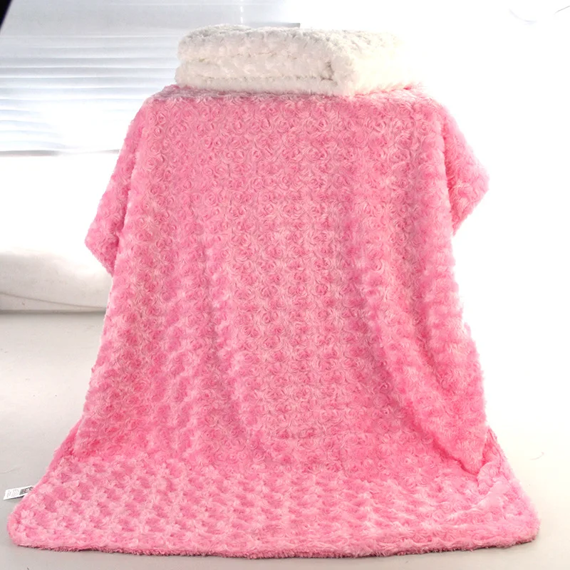 New Baby Nursing Blanket Flannel Rose Blanket Coral Fleece Flower Blankie Swaddling Wrap Bebe Bedding 76x102cm
New Baby Nursing Blanket Flannel Rose Blanket Coral Fleece Flower Blankie Swaddling Wrap Bebe Bedding 76x102cm