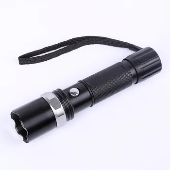 

LED flashlight Tactical 6000 Lumens CREE XM-L2 Zoomable 5 Modes Black aluminum alloy LED Flashlights Torch For Camping