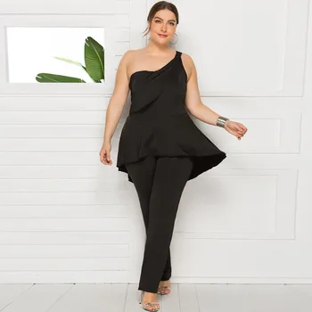 Fashion Summer Women Sexy One Shoulder Jumpsuits Solid Zipper Backless Off Shoulder Casual Rompers Overalls Office Party Outfit
Fashion Summer Women Sexy One Shoulder Jumpsuits Solid Zipper Backless Off Shoulder Casual Rompers Overalls Office Party Outfit
