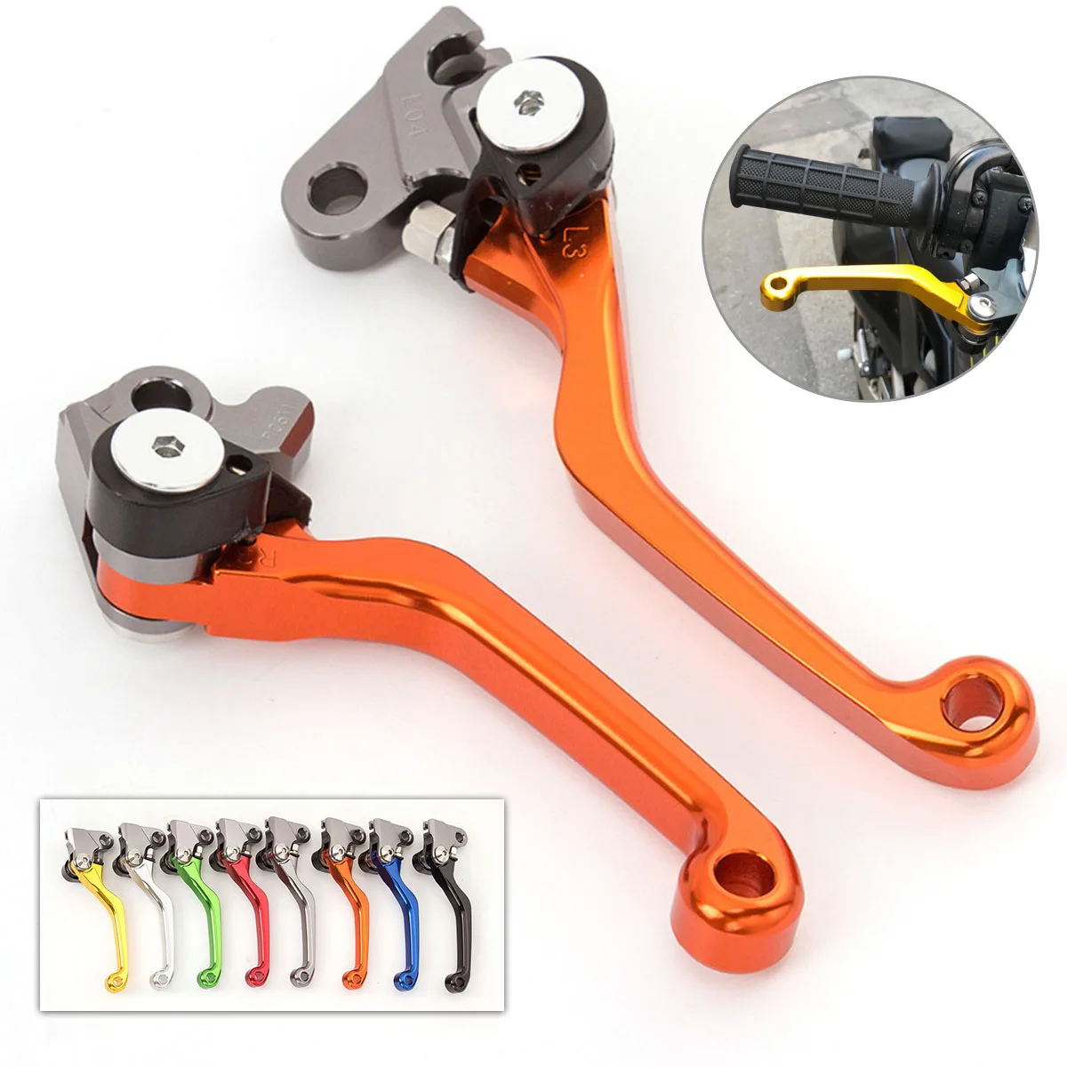Motocross Pit Bike Dirt CNC Foldable Pivot Brake Clutch Lever For KTM 450 SMR 2007 2008 Surf Racer 450SMR
Motocross Pit Bike Dirt CNC Foldable Pivot Brake Clutch Lever For KTM 450 SMR 2007 2008 Surf Racer 450SMR