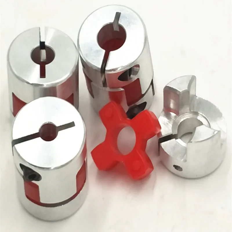3pcs/lot 4x4/ 4x5/5x6mm CNC Motor Jaw Shaft size Coupler/ Flexible plum clamp Coupling 4/5/6/6.35/8/9.5/10/12mm