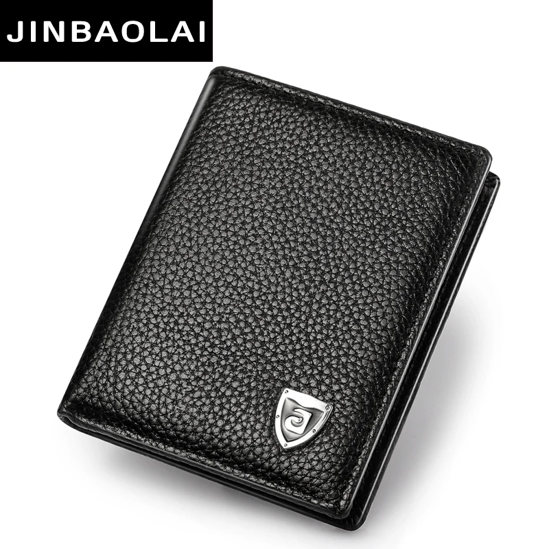 JINBAOLAI Wallet 100% Genuine Leather Men Wallets Mini Ultra-thin Purse Cowhide Wallet Men 50PCS/lot
JINBAOLAI Wallet 100% Genuine Leather Men Wallets Mini Ultra-thin Purse Cowhide Wallet Men 50PCS/lot