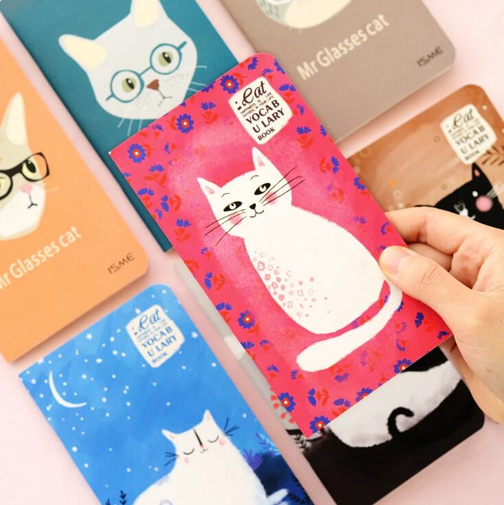 Adorable Cats Foreign Language Words Learning Notebook Vocabulary Mini Notebook Notepad School Supply Escolar Papelaria
Adorable Cats Foreign Language Words Learning Notebook Vocabulary Mini Notebook Notepad School Supply Escolar Papelaria