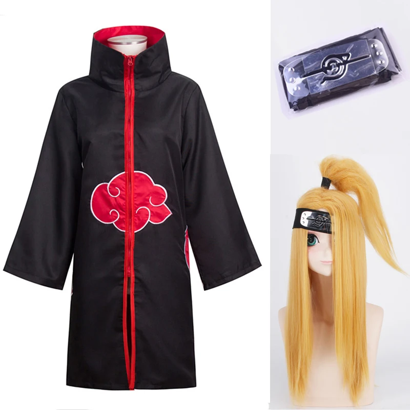 Naruto Cosplay Costume Long Hoodies Akatsuki Uchiha Sasuke Naruto Cosplay Costumes Forehead Headband and Wig Accessories Set
Naruto Cosplay Costume Long Hoodies Akatsuki Uchiha Sasuke Naruto Cosplay Costumes Forehead Headband and Wig Accessories Set