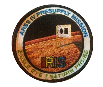 The Martian IRIS ARES IV Presupply Eagle Eye 3 Saturn Probe Mission patch Movie TV Series Embroidered Emblem iron on badge
The Martian IRIS ARES IV Presupply Eagle Eye 3 Saturn Probe Mission patch Movie TV Series Embroidered Emblem iron on badge