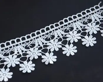 Embroidered Applique Venise White Flower Lace Scrapbooking Water Soluable Ribbon 2.36"inches Trim Sewing Supplies 10yard/T692
Embroidered Applique Venise White Flower Lace Scrapbooking Water Soluable Ribbon 2.36"inches Trim Sewing Supplies 10yard/T692