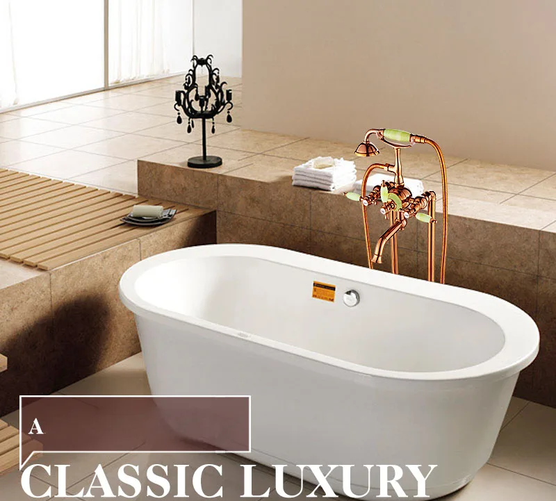 Golden Polished Floor Mounted Standing Oil Rubbed Bronze Bathtub Faucet Bathroom Triple Handle Shower Bath Tub Filler Mixer Tap
Golden Polished Floor Mounted Standing Oil Rubbed Bronze Bathtub Faucet Bathroom Triple Handle Shower Bath Tub Filler Mixer Tap