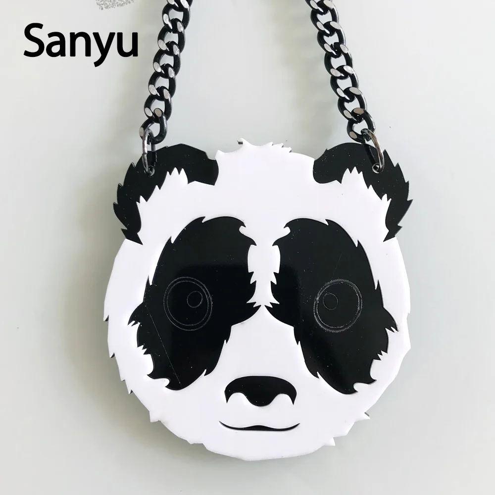 Lovely Big Panda Black White Acrylic Pendant Necklace Long Chain Cool Animal Necklace Night Club Party Show Jewelry Accessaries
Lovely Big Panda Black White Acrylic Pendant Necklace Long Chain Cool Animal Necklace Night Club Party Show Jewelry Accessaries