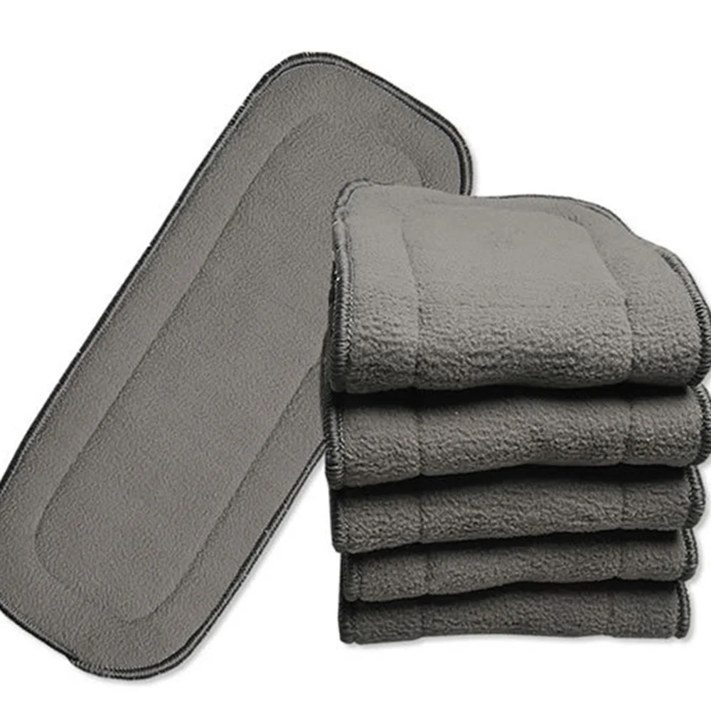 4 Pcs Bamboo Charcoal 5 layers Baby Diaper Washable insert New Infant Cotton Inserts Cloth Diaper Beathable For Kids 4T0014
4 Pcs Bamboo Charcoal 5 layers Baby Diaper Washable insert New Infant Cotton Inserts Cloth Diaper Beathable For Kids 4T0014