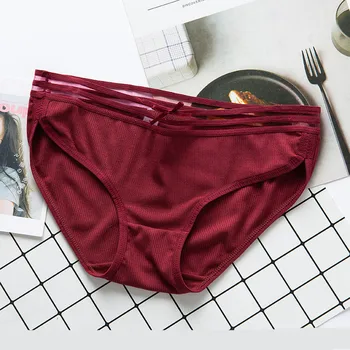 New sexy ladies panties cotton thread solid color simple female briefs soft and comfortable breathable youth Women's underwer
New sexy ladies panties cotton thread solid color simple female briefs soft and comfortable breathable youth Women's underwer