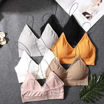 Korean Style Women Lingerie Wireless Bras Female Underwear Strapless Tube Top Summer Sleep Bra Slim Sexy Solid Underwear
Korean Style Women Lingerie Wireless Bras Female Underwear Strapless Tube Top Summer Sleep Bra Slim Sexy Solid Underwear